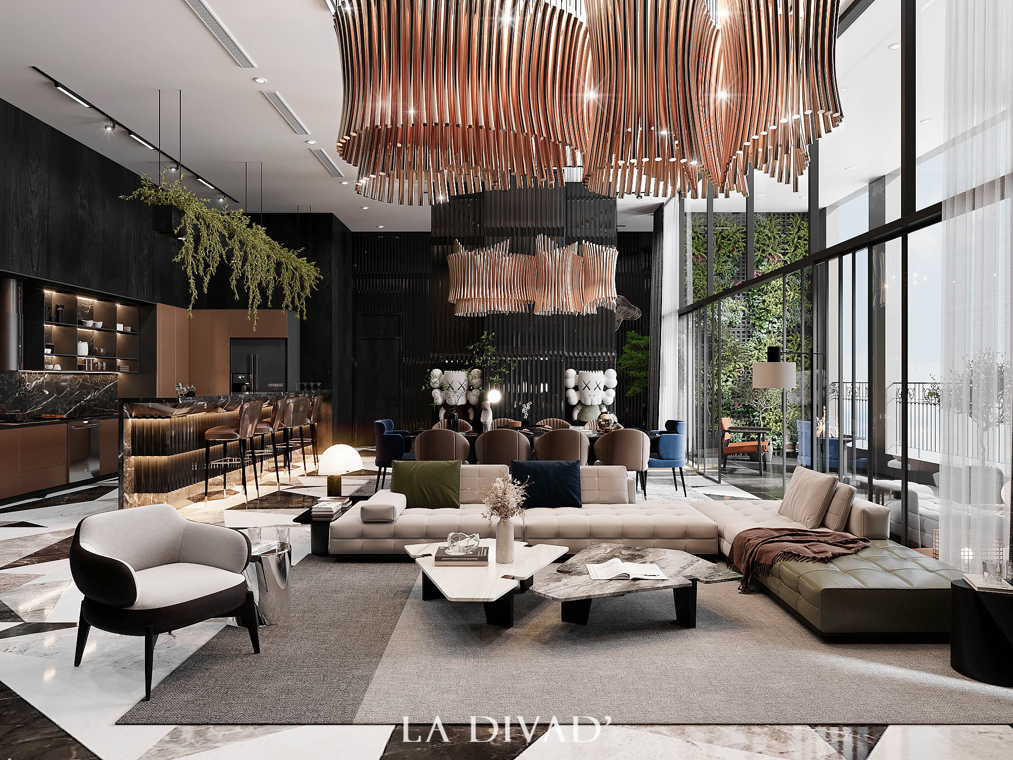 Thiết kế nội thất biệt thự tại Long Biên